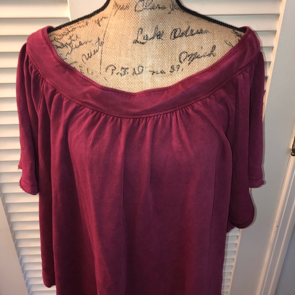 Free People sweatshirt poncho top - Picture 3 of 8